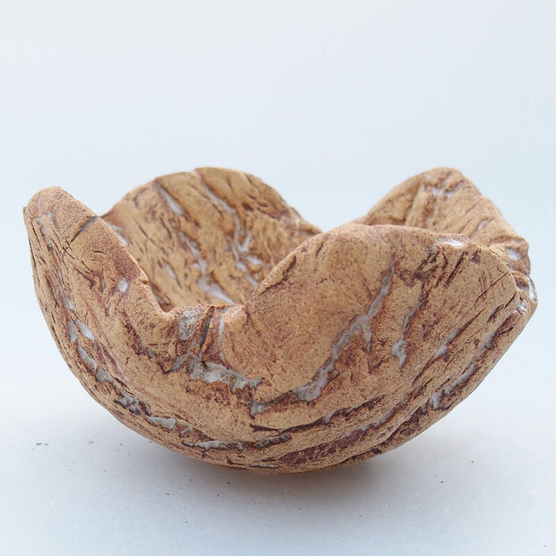 Keramická Škrupina 11,5 x 11,5 x 7 cm, farba béžová