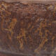 Keramická bonsai miska 18 x 18 x 7 cm, farba hnedá - 2/3